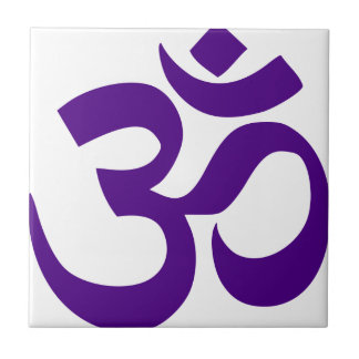 OM ou símbolo de Aum (cor do índigo)