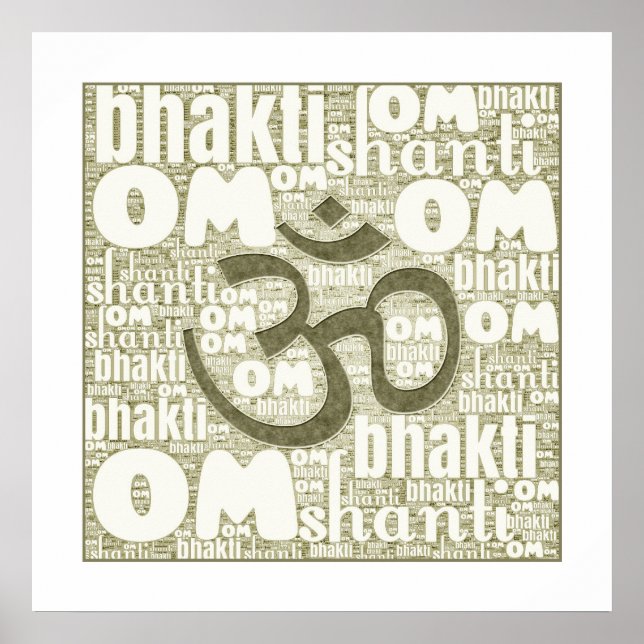 Om Shanti Poster (Frente)