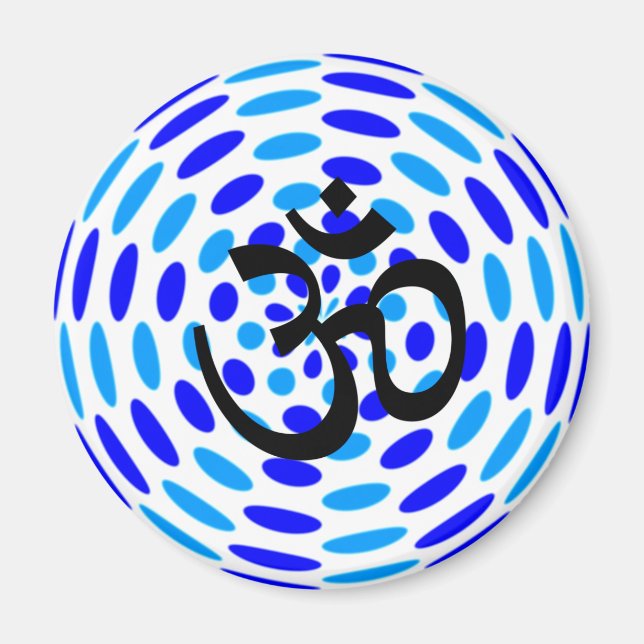 Om Yoga - Imãs de geladeira (Frente)