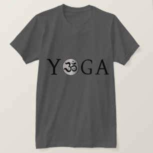 Om zen yogi voga viciando camisa de exercícios de