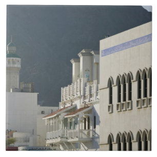 Omã, Mascate, Mutrah. Mesquita Mutrah Corniche e