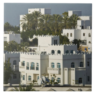 Omã, Mascate, Qurm. Edifícios da Área de Qurm /