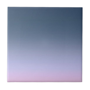 Ombre azul-rosa.