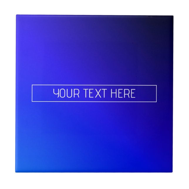 Ombre de Gradiente Azul e Roxo Brilhante Moderno (Frente)