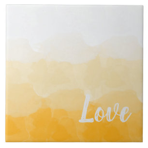 Ombre Saffron e Gradação de Amor Amarelo à Luz 