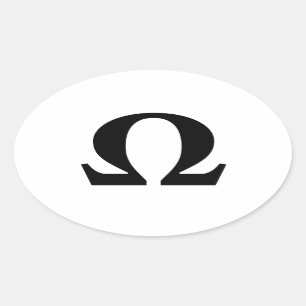 Omega, Símbolo do adesivo Oval de Resistência