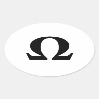 Omega, Símbolo do adesivo Oval de Resistência