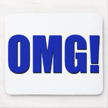 OMG! Mousepad azul