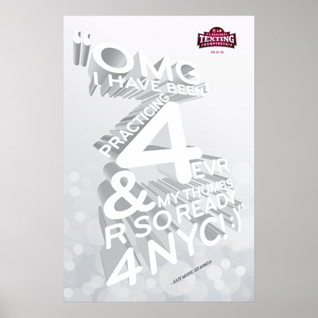 "OMG..." Pôster (Frente)