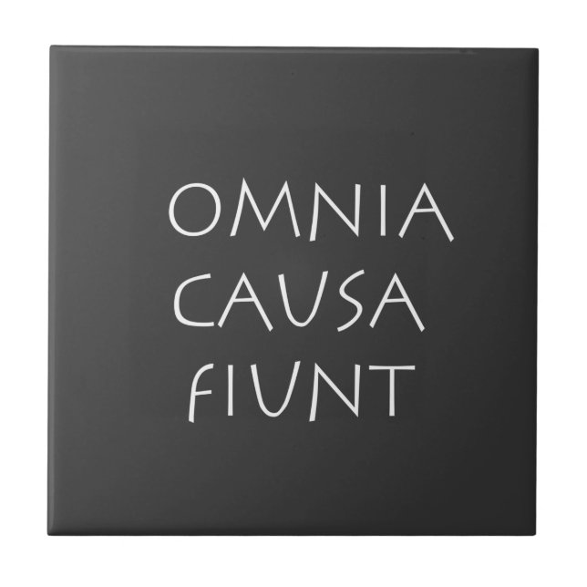 Omnia causa fiunt (Frente)