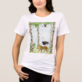 Onça-pintada e uma ema
