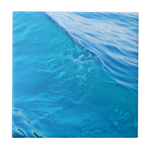 Onda de água azul