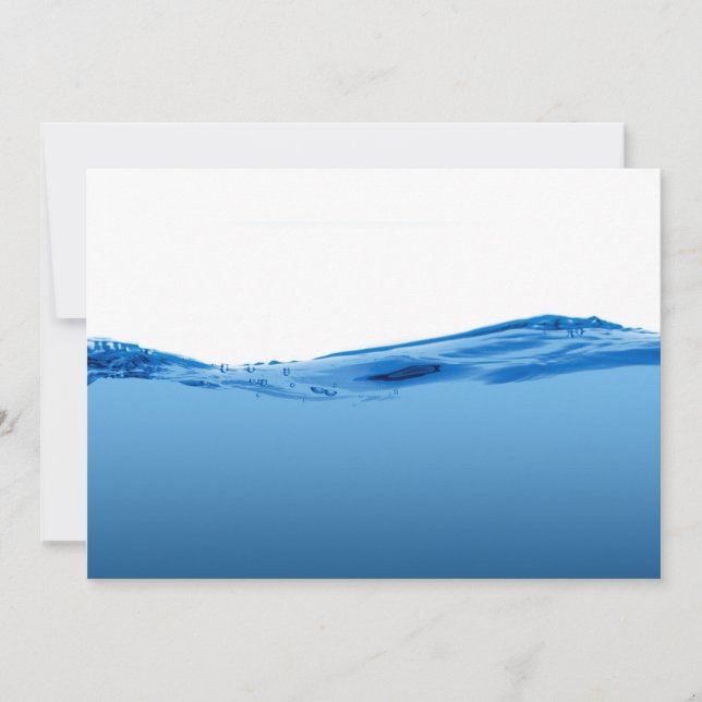 Onda de água azul (Frente)