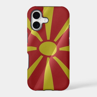 Onda de bandeiras da Macedônia do Norte -