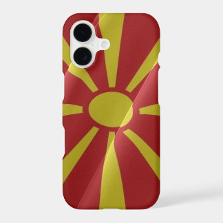 Onda de bandeiras da Macedônia do Norte -