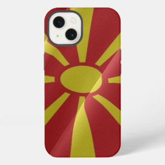 Onda de bandeiras da Macedônia do Norte -