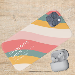 Onda de cores minimalista personalizada