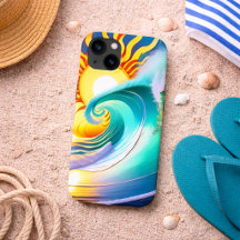 Onda de Surf Artística