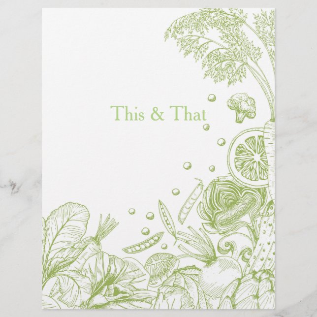 Onda de Veggies Verde - Categoria de Receita (Frente)