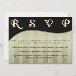 Onda do design moderno e convite do costume das