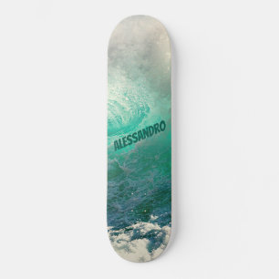 Onda do mar e seu nome Skateboard