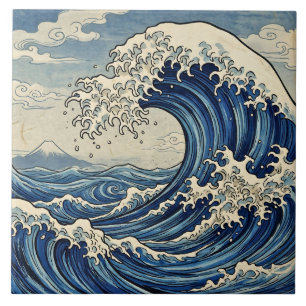 Onda Grande Japonesa Vintage & Monte Fuji