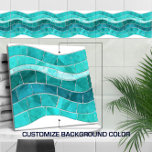 Onda Mosaica Aquamarina Sem Costura<br><div class="desc">Onda Mosaica Aquamarina Sem Costura</div>