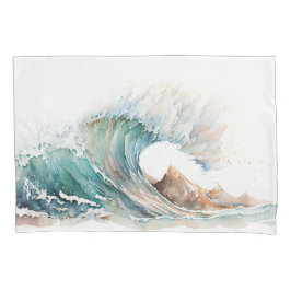 Onda Oceânica de Aquarela