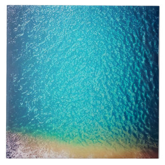 onda oceânica de areia laranja-azul