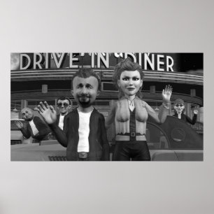 Onda Para A Câmera - Grande Poster