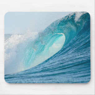 Onda surfando do tambor que quebra o mousepad