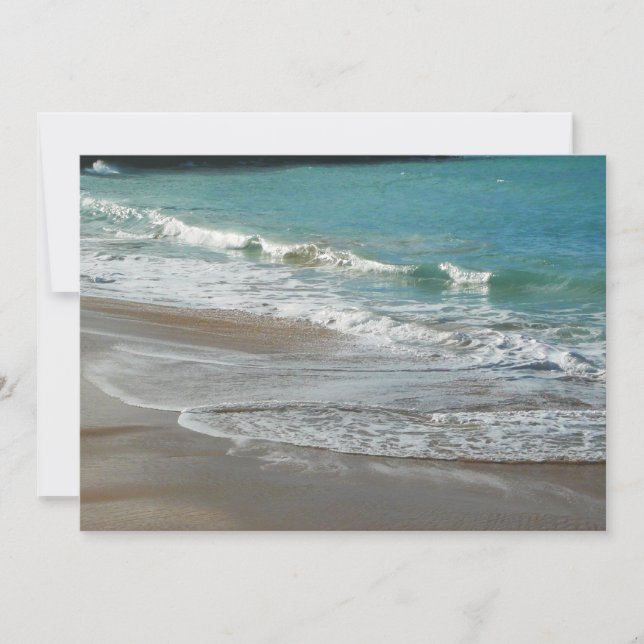 Ondas a Lapidar no Oceano Azul de Turquesa de Prai (Frente)