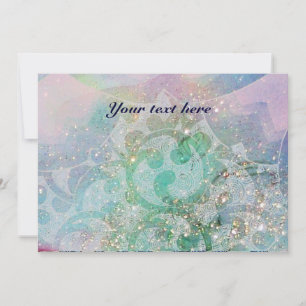 ONDAS ABSTRATAS, Azul Turquesa, Casamento Verde Az