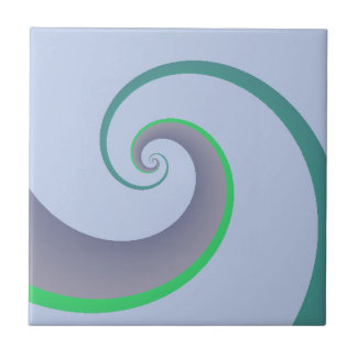 Ondas Azuis e Verdes Modernas