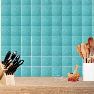 Ondas da Linha Aqua Modernista Abstrato