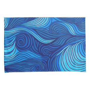 Ondas de Água do Oceano Azul Turquesa Abstrato