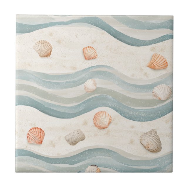 Ondas de Conchas Marinhas Costeiras Silenciadas -  (Frente)
