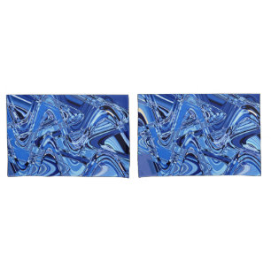 ondas de estradas em azul
