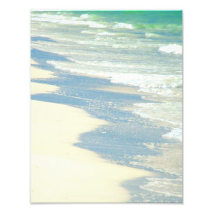 Ondas de oceano na foto da praia