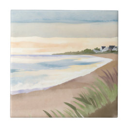 Ondas de Praia | Aquarela do Oceano Costeiro