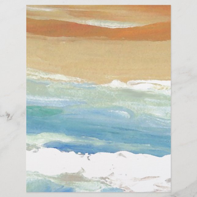 Ondas de surfe no oceano de movimento Ondas na pra (Frente)