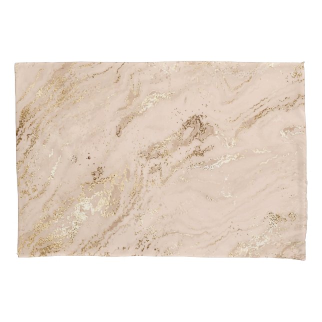 Ondas Douradas: Abstrato Marble (Frente)