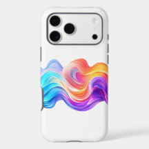 Ondas Fluidas Abstratas de Gradiente Neon