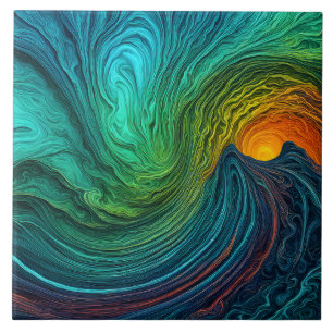 Ondas Fractais de Abstrato de "Desaparecimento do 