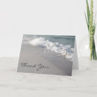 Ondas Oceânicas e Cartões de agradecimentos de are