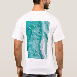 Ondas Oceânicas Surfistas Estilo de Vida - Camisa