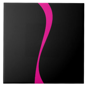 Ondas simples 2 em magenta e preto