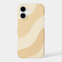 Ondas Suaves – Padrão Abstrato Bege Minimalista