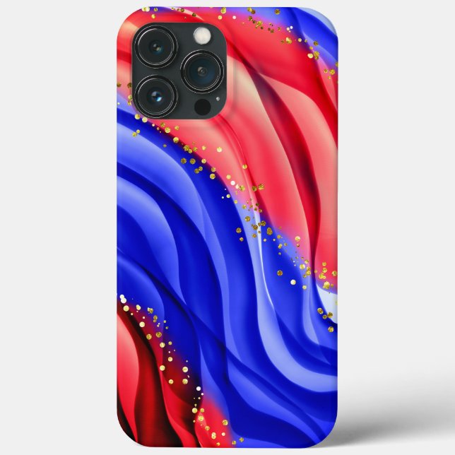 Ondas Vermelhas E Azuis (Verso)