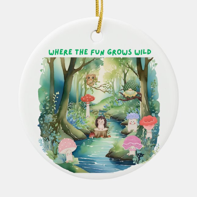 Onde a diversão cultiva o ornamento selvagem (Frente)